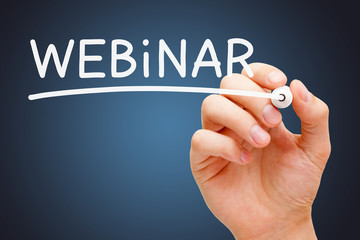 Handwritten Word Webinar With White Marker