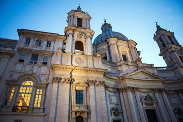 Obraz premium Church at Piazza Navona