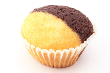Muffin isolated on white