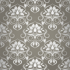 Fototapeta premium seamless wallpaper.damask pattern.floral background