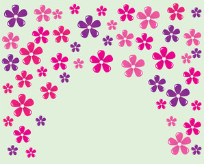 vector floral frame