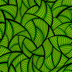 Abstract green seamless pattern.