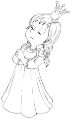 Prinzessin, Königin, Mädchen, Kind