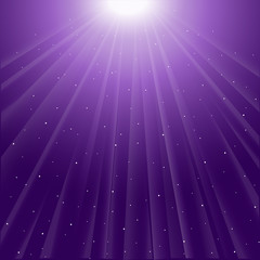 background of purple luminous rays