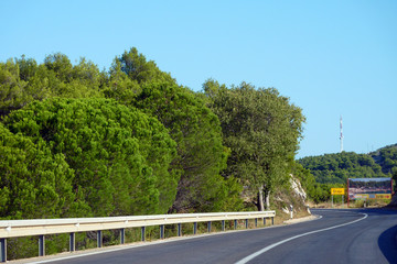 Straße in Kroatien