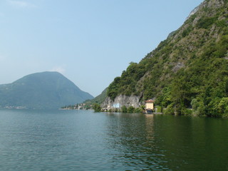 Seaview-Blick auf den Luganer See