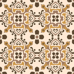 Fototapeta premium Seamless ornamental tiles
