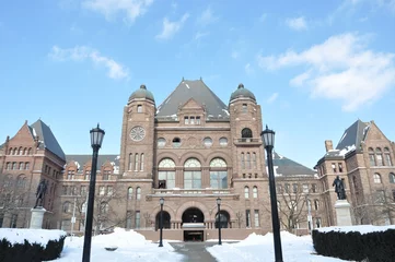 Fotobehang Parliament Building of Province of Ontario in Toronto © labalajadia