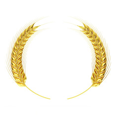 Golden wheat circle