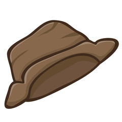 hat isolated illustration