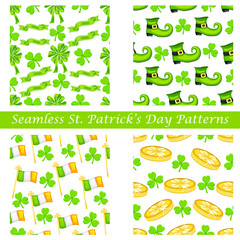 Saint Patrick's Day seamless pattern