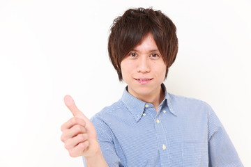 ゴキゲンな男性