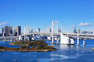 Tokyo city skyline