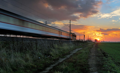 Fototapeta na wymiar Railway, raolroad