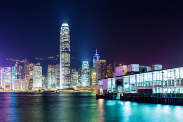 Fototapeta premium Molo w Hongkongu