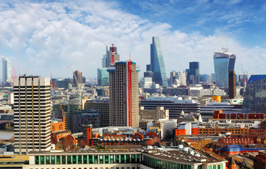 Naklejka na ściany i meble Aerial view of London, England