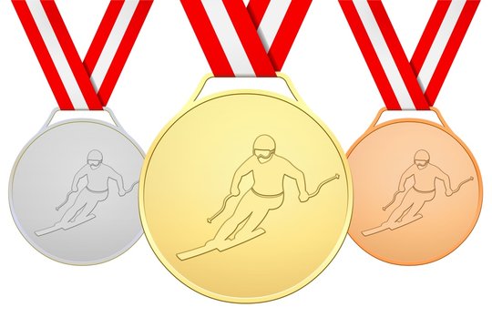 Österreichische medaillen für Ski