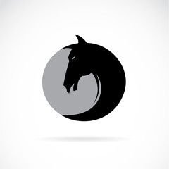 Vector image of a horse's head