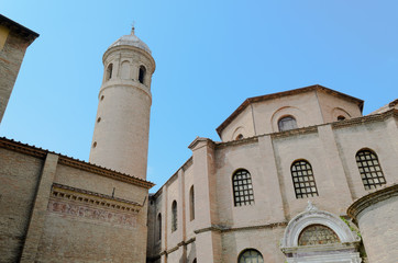 Obraz premium Basilica of San Vitale exterior, Ravenna