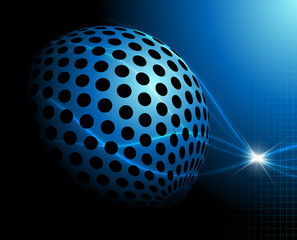 Blue technology background