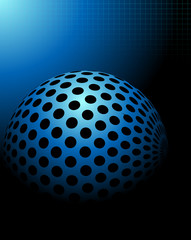 Blue technology background