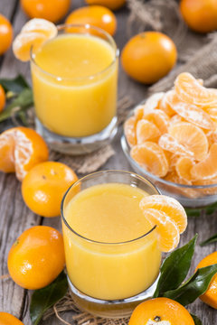 Homemade Tangerine Juice