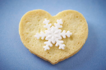 Heart biscuit