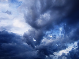 The sky before the storm