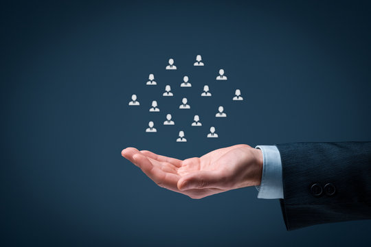 Customer or employees care concept