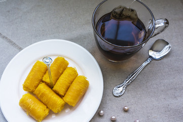 Thai Dessert and Black Tea