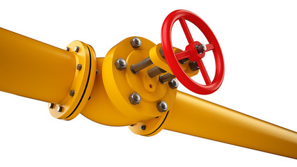 Stop valve and pipeline