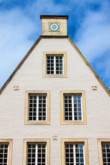 Fototapeta na wymiar Old monumental facade in Munster, Germany.