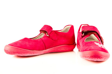  Girl shoes footwear isolated on white background