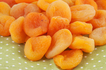 Dried Apricots in close-up