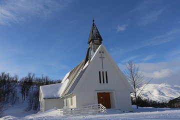 Fototapeta na wymiar Norwegen - Holzkirche