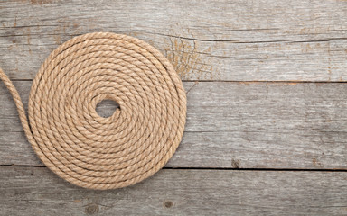 Roll of ship rope