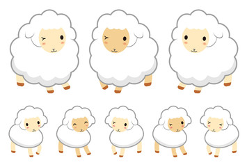 Fototapeta premium 羊 イラスト