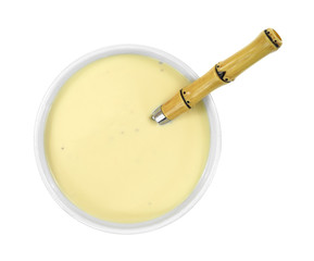 Fototapeta na wymiar Cheese soup in bowl