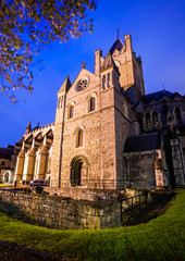 Fototapeta premium Christchurch Cathedral at night