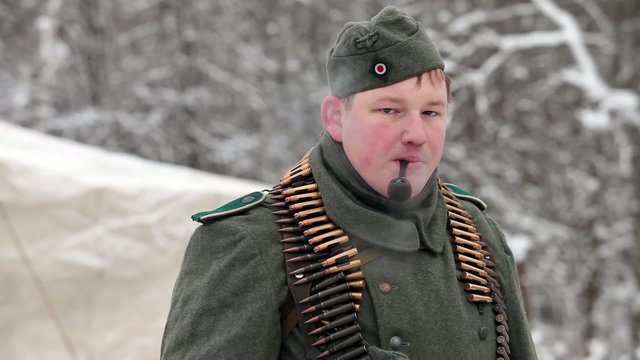 portrait machine gunner