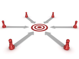 Aiming for the target