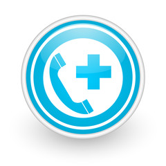 Fototapeta premium emergency call icon