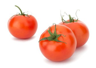 Ripe Tomato isolated on white background