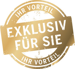 Obraz premium Sticker Gold Exklusiv für Sie