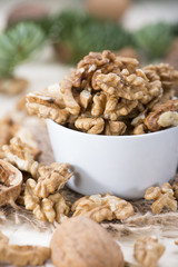 Fresh portion of Walnuts