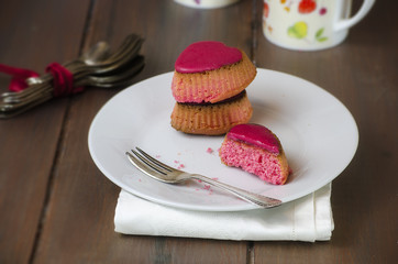 Muffin a cuore per festeggiare San Valentino