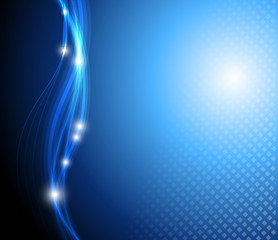 Blue stylish fantasy background