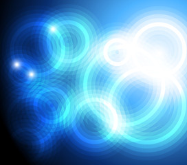 Blue stylish fantasy background