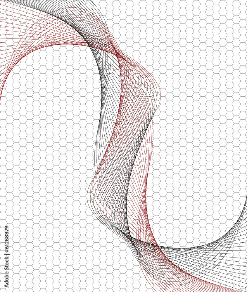 Poster abstract background composition