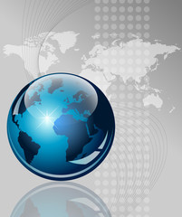 3d business abstract background